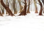  forest nancy_z nancy_zhang nature skirt snow tree where_the_wild_things_are 