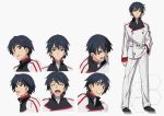  brown_eyes character_sheet infinite_stratos kurashima_tomoyasu long_hair male official_art open_mouth orimura_ichika production_art school_uniform 