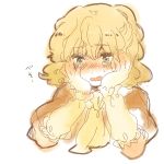  blush face hands_on_another's_cheeks hands_on_another's_face hands_on_cheeks hands_on_face hands_on_own_face meeko mizuhashi_parsee short_hair solo tears touhou 