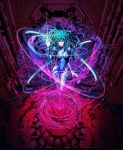  aqua_hair arsenixc bare_shoulders blue_hair bodysuit collider-sama_(arsenixc) highres hips large_hadron_collider long_hair otacool solo thigh-highs thighhighs wide_hips 