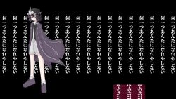  1other :o androgynous arrow_print bare_legs black_background black_hat black_shirt boots chinese_commentary coattails collared_shirt commentary_request expressionless frilled_headwear frilled_shorts frills full_body hair_between_eyes hat highres jacket len&#039;en long_sleeves looking_at_viewer lyrics mob_cap open_clothes open_jacket other_focus parody parody_request parted_lips print_jacket puffy_shorts purple_boots purple_hair purple_jacket shengjianglanse shirt shitodo_kuroji short_hair shorts simple_background sleeves_past_fingers sleeves_past_wrists socks solo standing translation_request triangular_headpiece violet_eyes wavy_hair white_shorts white_socks wide_sleeves zipper 