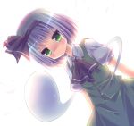  bad_id bob_cut dutch_angle ghost green_hair hitodama konpaku_youmu konpaku_youmu_(ghost) myon reia short_hair silver_hair solo touhou 