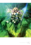  cyborg dimension_zero male power_armor soejima_shigenori weapon wings 