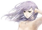  bare_shoulders collarbone face faris_scherwiz female final_fantasy final_fantasy_v green_eyes katsura_(+araka) lips long_hair purple_hair solo wind 