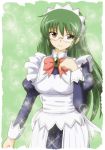  green_eyes green_hair hayate_no_gotoku! kijima_saki long_hair maid sparkle yuu_yuu_(netaeshi58) 