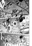  battle blood chain comic death eyes monochrome monster touhou yokochou 