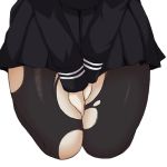  lowres pantyhose solo tetsuwan_syoujo torn_clothes torn_pantyhose 
