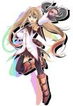  blue_eyes brown_hair flower hair_ornament highres long_hair marta_lualdi mikeneko_(stray-sheep) shadow smile tales_of_(series) tales_of_symphonia tales_of_symphonia_knight_of_ratatosk white_background 