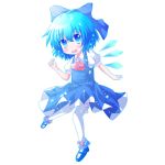  absurdres blue_eyes cirno highres solo thighhighs touhou transparent_background yuya_(minus-k) yuya_(pixiv) 