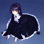  1girl dress flower gokou_ruri gothic_lolita lolita_fashion long_hair ore_no_imouto_ga_konna_ni_kawaii_wake_ga_nai red_eyes sakamoto_mineji solo 