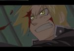  a-ka amber_eyes angry blonde_hair blood edward_elric fullmetal_alchemist glowing_eyes golden_eyes hurt male solo teeth yellow_eyes 