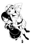  gokou_ruri gothic_lolita hanazawa_kana lolita_fashion lowres monochrome nakashima_(middle_earth) ore_no_imouto_ga_konna_ni_kawaii_wake_ga_nai school_uniform seiyuu seiyuu_connection seiyuu_joke serafuku v 