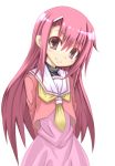  katsura_hinagiku konomi_uo long_hair pink_eyes pink_hair school_uniform serafuku 