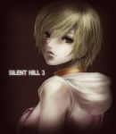  amailo heather_mason hood jako_(toyprn) looking_back short_hair silent_hill silent_hill_3 turtleneck 