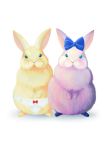  bad_id bunny hair_ribbon no_humans panties panty_&amp;_stocking_with_garterbelt panty_(character) panty_(psg) rabbit ribbon stocking_(character) stocking_(psg) terayamasumio underwear what 