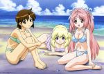  beach bikini fukuyama_lisa girls_bravo kojima_kirie miharu_sena_kanaka swimsuit 