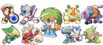  capcom chibi everyone jupiter_(rockman) kin_niku mars_(rockman) mercury_(rockman) neptune_(rockman) netune_(rockman) pluto_(rockman) rockman rockman_world saturn_(rockman) terra_(rockman) uranus_(rockman) venus_(rockman) 