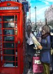  building city from_behind highres ikura_wataru london luggage map_(object) original phone_booth real_world_location sky telephone_booth trafalgar_square united_kingdom when_you_see_it 