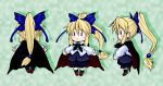  blonde_hair cape capelet cosplay long_hair madara_inosuke pants ponytail shanghai shanghai_doll touhou turnaround wriggle_nightbug wriggle_nightbug_(cosplay) yaminoagito 