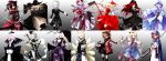  adapted_costume alice_margatroid alternate_costume banpai_akira breasts cape chen cleavage everyone flandre_scarlet hakurei_reimu hat highres hong_meiling hood izayoi_sakuya katana kirisame_marisa konpaku_youmu koumajo_densetsu koumajo_densetsu_2 koumajou_densetsu koumajou_densetsu_2 multiple_girls no_hat no_headwear onozuka_komachi pantyhose parasol patchouli_knowledge remilia_scarlet saigyouji_yuyuko sword tail thighhighs touhou umbrella vampire weapon yakumo_ran yakumo_yukari 