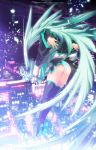  aqua_hair ass bad_id boots h&amp;h hatsune_miku long_hair panties solo striped striped_panties thigh-highs thigh_boots thighhighs twintails underwear vocaloid 
