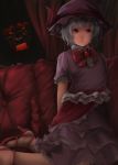  bad_id creature face hat high_heels highres kirieppa remilia_scarlet sandals shoes solo touhou 