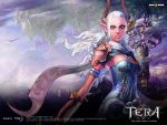  breasts castanics horns lips red_skin tera(game) tera_online white_hair 