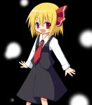  bad_id blonde_hair highres ichihina red_eyes ribbon rumia short_hair solo the_embodiment_of_scarlet_devil touhou youkai 