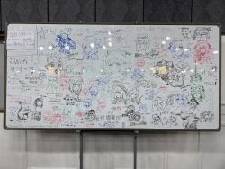  ! !? 4girls :3 :p artist_collaboration artist_request blush bonk bow broom bruise buttons cape capelet chibi closed_eyes commentary_request crescent crescent_moon cropped_torso dancing dateless_bar_"old_adam" defense_distributed_liberator disembodied_eye english_text expressionless fedora frilled_sleeves frills from_side fumo_(doll) gap_(touhou) ghost glasses grin gun hair_bow hakurei_reimu hand_on_another's_headwear handgun hat hat_bow heart heart_hands_failure highres injury kirby_(tiokirby) korean_text long_hair looking_at_viewer maribel_hearn mob_cap moon multiple_girls multiple_monochrome multiple_views neck_ribbon necktie one_eye_closed realistic red_necktie red_ribbon ribbon shaded_face skirt skull sleeping smile speech_bubble spot_color star_(symbol) stick_figure straight-on thought_bubble tongue tongue_out touhou translation_request twitter_username ufo usami_renko usami_sumireko usami_sumireko_(ghost) v vest wasabisuke weapon whiteboard_(medium) yukkuri_shiteitte_ne yuri zun_(style) zzz 