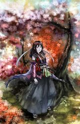  hakuouki hakuouki_shinsengumi_kitan highres traditional_clothes yukimura_chizuru zm 