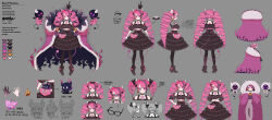  1girl black_shirt black_skirt bubi_(ironmouse) closed_mouth coat commentary crossed_arms demon_girl demon_horns demon_tail drill_hair english_commentary epebe frilled_skirt frills fur-trimmed_coat fur_trim hands_on_own_hips highres horns ironmouse ironmouse_(brat_princess) long_hair looking_at_viewer multicolored_hair official_alternate_costume official_alternate_hairstyle official_art pink_coat pink_hair purple_streaks shirt skirt smile solo streaked_hair tail very_long_hair violet_eyes virtual_youtuber vshojo 