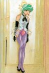  leotard magical_emi mahou_no_star_magical_emi official_art pantyhose portrait purple_legwear tights 