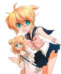  bishoujo_senshi_sailor_moon kagamine_len kagamine_rin parody princess_serenity_(cosplay) sailor_moon_(cosplay) twins vocaloid 
