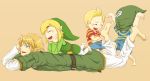  bare_feet barefoot blonde_hair blue_eyes blush child feet hat link lucas lying mother_(game) mother_2 mother_3 ness nintendo open_mouth pointy_ears saiba_(henrietta) smile super_smash_bros. sweat tears the_legend_of_zelda toon_link twilight_princess wind_waker 