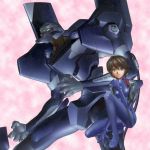  bodysuit brown_hair eva_03 hair_ornament kirishima_mana mecha neon_genesis_evangelion plugsuit robot short_hair 