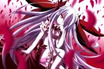  artist_request highres kirby_(series) long_hair personification red_eyes silver_hair zero_two 