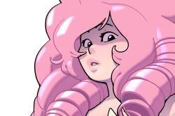  1girl curly_hair discount-supervillain eyelashes gem_(steven_universe) lips long_hair looking_at_viewer parted_lips pink_hair ringlets rose_quartz_universe solo steven_universe transparent_background 
