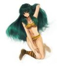  bad_id bikini green_hair horns kurosujuu lum oni swimsuit urusei_yatsura 