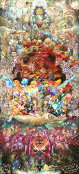  6+boys 6+girls ;) absolutely_everyone absurdres animal anjean anniversary armlet bird black_eyes blonde_hair blue_eyes blupee bracelet brown_gloves brown_hair character_request chicken closed_eyes closed_mouth commentary_request copyright_name copyright_request cucco darunia dated dress elbow_gloves epona everyone ezlo fairy fi_(zelda) fingerless_gloves ganondorf gerudo gloves goron green_hair green_hat green_tunic groose hat highres holding holding_animal holding_sword holding_weapon horse hylian_shield impa incredibly_absurdres jewelry korok light_dragon_(zelda) link loftwing long_hair male_focus malon marin_(zelda) master_sword midna midna_(true) morry_kakaka multiple_boys multiple_girls multiple_persona nabooru navi one_eye_closed open_mouth outstretched_arm paya_(zelda) phantom_(zelda) pig pink_dress pink_gloves pointy_ears princess_zelda rauru_(ocarina_of_time) rauru_(tears_of_the_kingdom) red_bird red_hair riju sample_watermark saria_(zelda) shield sidelocks sidon smile sword the_king_of_red_lions the_legend_of_zelda the_legend_of_zelda:_a_link_between_worlds the_legend_of_zelda:_four_swords the_legend_of_zelda:_ocarina_of_time the_legend_of_zelda:_skyward_sword the_legend_of_zelda:_spirit_tracks the_legend_of_zelda:_tears_of_the_kingdom the_legend_of_zelda:_the_minish_cap the_legend_of_zelda:_twilight_princess the_legend_of_zelda_(nes) tiara toon_link toon_zelda tri_(zelda) triforce tunic watermark watermark_grid weapon white_dress white_gloves wolf_link young_zelda yunobo yutayara zora 