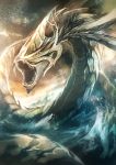  leviathan monster noki_(affabile) ocean pixiv_fantasia pixiv_fantasia_5 water waves 