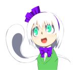  d@i green_eyes hairband konpaku_youmu konpaku_youmu_(ghost) lowres myon short_hair silver_hair solo touhou 