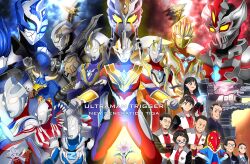  4girls 6+boys absurdres alien arm_guards arm_scarf armor black_skin blue_eyes blue_skin breastplate breasts carmeara character_request check_character circle_arms clenched_hand color_timer colored_skin commentary_request compound_eyes crystal darrgon dorsal_fin elbow_spikes everyone eye_slugger fighting_stance forehead_jewel form_change giant giant_male glowing glowing_eyes glowing_lines gold_aura gold_skin gold_trim gold_vambraces gold_wrist_cuffs gradient_eyes grey_armor guts_hawk highres horns hudram looking_at_viewer medium_breasts multicolored_armor multicolored_eyes multicolored_skin multiple_boys multiple_girls no_mouth no_pupils orange_armor orange_skin purple_lips purple_skin red_skin shafuu_(arrowww12ga) shoulder_armor shoulder_spikes silver_armor silver_bodysuit silver_boots silver_gloves silver_skin solid_eyes spikes studded_armor tokusatsu trigger_dark ultra_series ultraman_tiga ultraman_tiga_(multi_type) ultraman_tiga_(series) ultraman_trigger ultraman_trigger_(glitter_trigger_eternity) ultraman_trigger_(multi_type) ultraman_trigger_(power_type) ultraman_trigger_(series) ultraman_trigger_(sky_type) ultraman_trigger_(trigger_truth) ultraman_z ultraman_z_(original) ultraman_z_(series) white_eyes yellow_eyes 