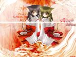  animal_ears catgirl japanese_clothes miko tagme 