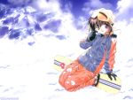  1girl mamoru moutains sister_princess snow snowboard tenhiro_naoto winter 