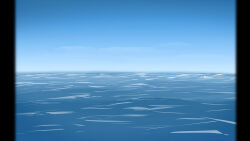  blue_sky game_cg highres killing_magician no_humans non-web_source ocean self-datamine sky water 