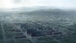  16:9 cityscape commentary highres mcdonald&#039;s mcdonald's mother_(game) mother_2 onett scenery seo_tatsuya sky wallpaper 