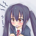  blush face k-on! long_hair lowres nakano_azusa teardrop twintails 