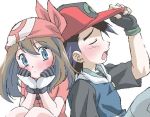  blush haruka_(pokemon) pokemon pokemon_(anime) satoshi_(pokemon) suzuko_suzushiroya 