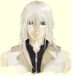  green_eyes imoann kingdom_hearts long_hair male riku silver_hair solo 