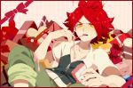  chocolate gift harano inazuma_eleven inazuma_eleven_(series) nagumo_haruya red_hair redhead short_hair valentine yellow_eyes 